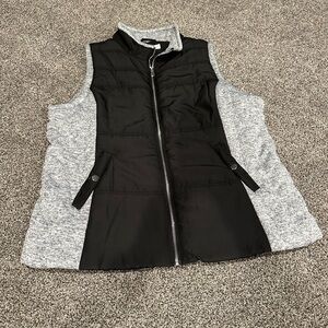 Keren HartBlack and Gray Sleeveless Vest. size XL